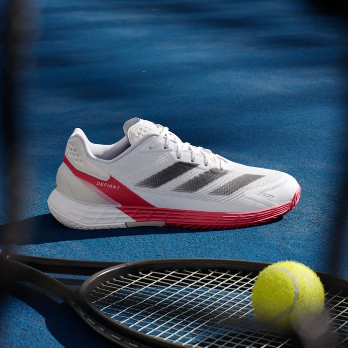 adidas Defiant Speed 2 cloud white/core black/pure ruby
