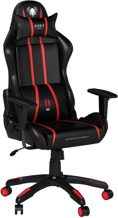Diablo Chairs X-One 2.0 King Gamingstuhl, schwarz/rot