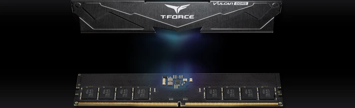 TeamGroup T-Force VULCAN schwarz UDIMM 32GB Kit, DDR5-6000, CL38-38-38-78, X8