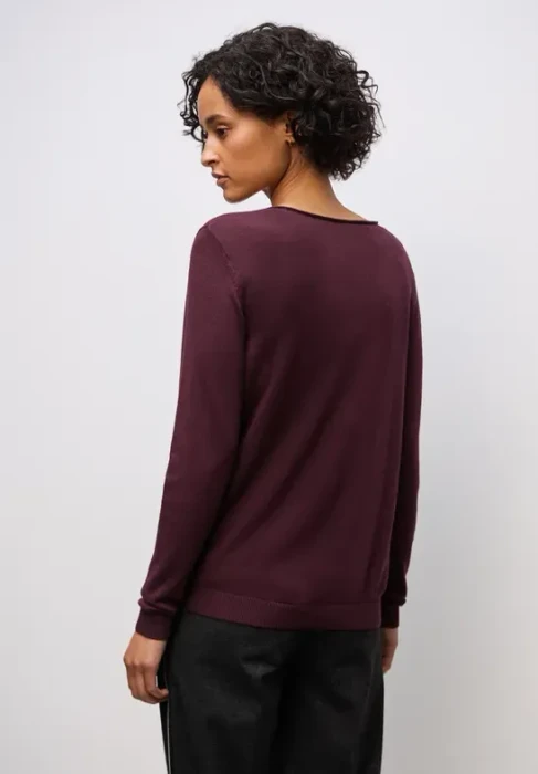 Street One V-Neck Pullover wildberry red (Damen)