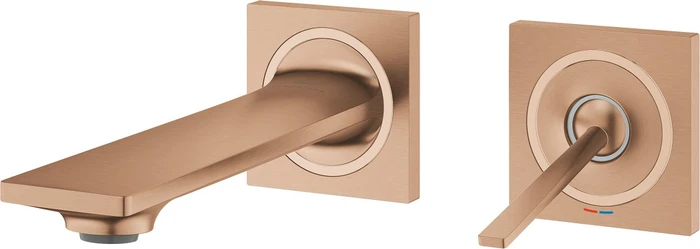Grohe Allure 2-Loch-Waschtischbatterie warm sunset gebürstet