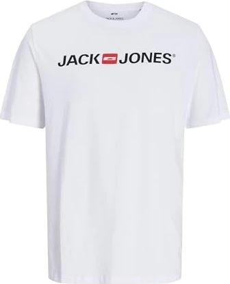 Jack & Jones Logo T-Shirt kurzarm weiß (Herren)