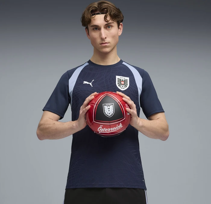 Puma Österreich Trainingstrikot kurzarm puma navy/filtered ash (Herren)