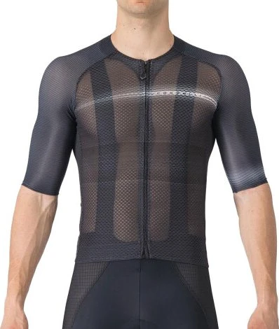 Castelli Climber's A/C Trikot kurzarm black/dark gray (Herren)
