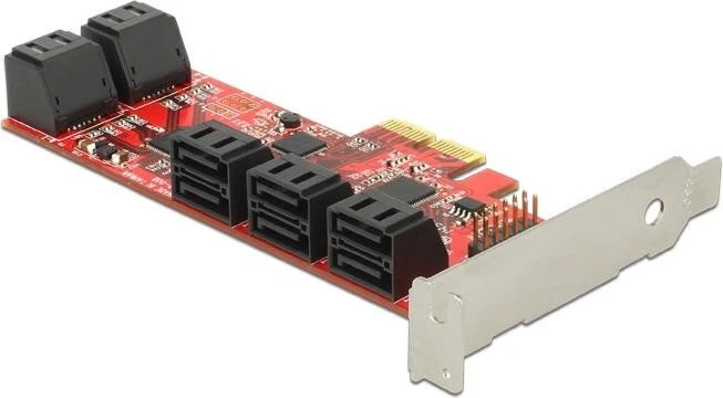 DeLOCK 10x SATA 6Gb/s, PCIe 2.0 x2
