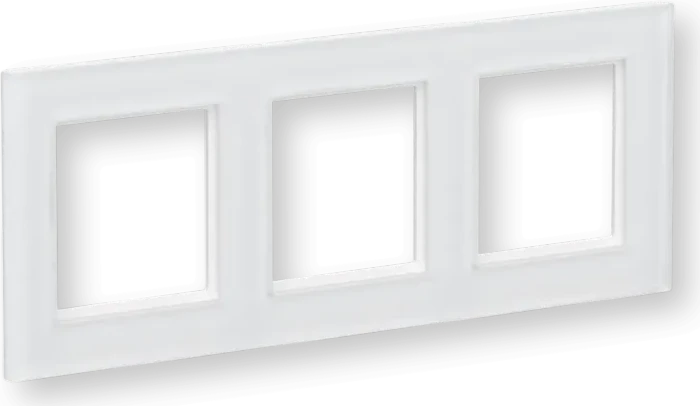eQ-3 Homematic HmIP-GF3 Glasrahmen 3-fach, weiß