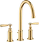 Hansgrohe Axor Montreux 3-Loch Waschtischarmatur 180 mit Hebelgriffen und Zugstangen-Ablaufgarnitur brushed gold optic Vorschaubild