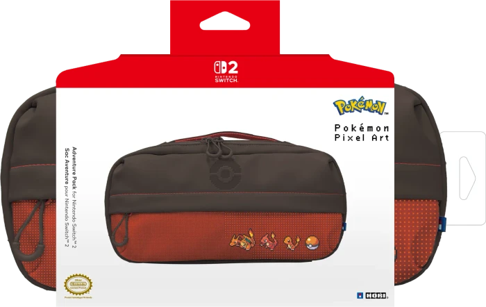 Hori Adventure Pack Tasche Pokémon pixel red (Switch 2)