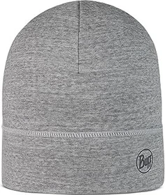 Buff Solid Merino Lightweight Mütze light grey