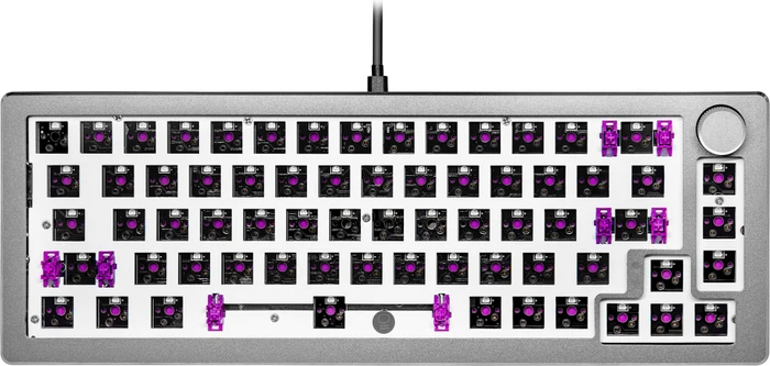 Cooler Master CK720, LEDs RGB, hot-swap, schwarz/grau, Kailh Box V2 BROWN, USB, US