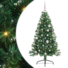 vidaXL Künstlicher Weihnachtsbaum, 150cm, inkl. LED-Beleuchtung