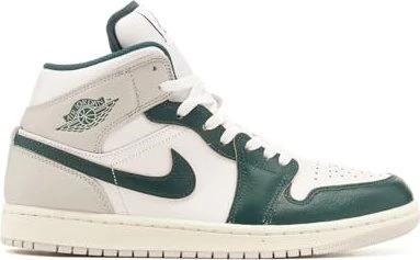 Nike Air Jordan 1 Mid SE white/sail/neutral grey/oxidized green (Herren)