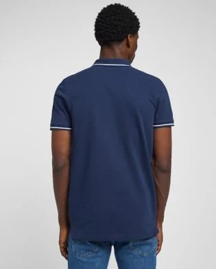Lee Regular Pique Poloshirt kurzarm navy (Herren)