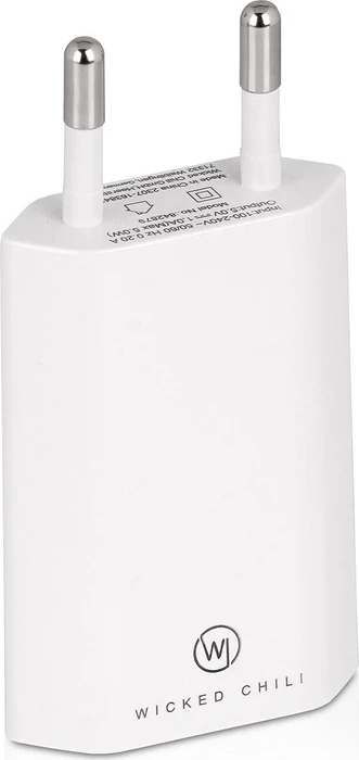 Wicked Chili 5W USB Power Adapter weiß