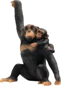 Bullyland Animal World - Wildtiere - Schimpansin mit Baby