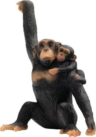 Bullyland Animal World - Wildtiere - Schimpansin mit Baby