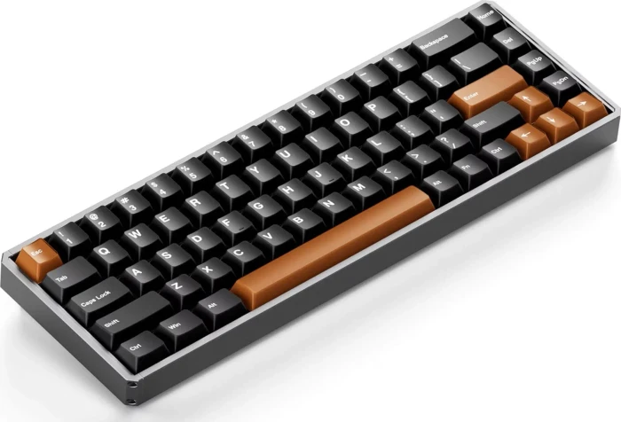 Akko MOD68 HE, Misty Black & Brown, LEDs RGB, hot-swap, AstroAim Magnetic, USB/Bluetooth, US