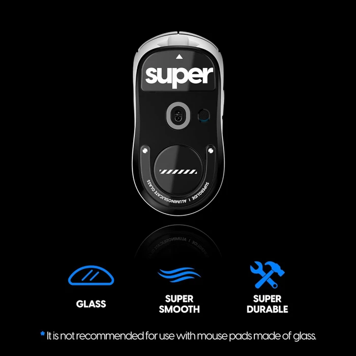 Pulsar Gaming Gears Superglide 2 für Logitech G Pro X Superlight 2, Mausgleiter, schwarz