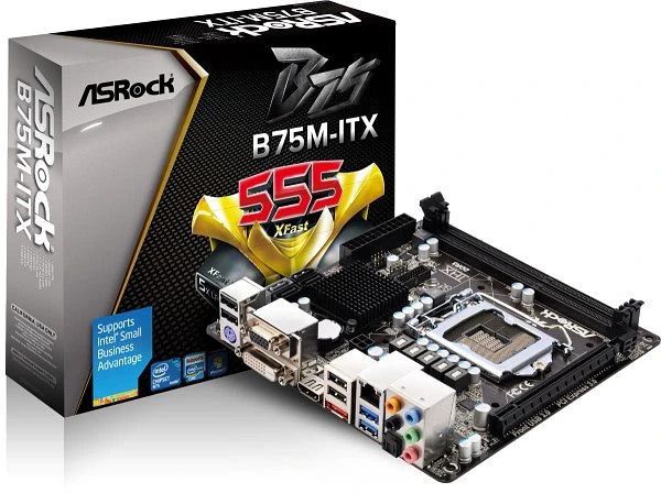 ASRock B75M-ITX (Intel 1155)