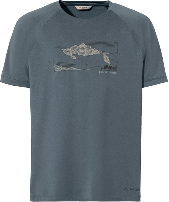 Vaude Gleann II Funktionsshirt kurzarm heron (Herren)
