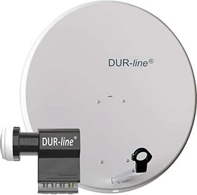 Dura-Sat Dur-line MDA 80 hellgrau 6 Teilnehmer Komplett-Anlage