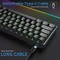 Dierya DK61SE, schwarz, LEDs grün, BROWN Switches, USB, US Vorschaubild