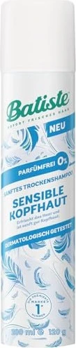 Batiste Sensible Kopfhaut Trockenshampoo parfümfrei, 200ml