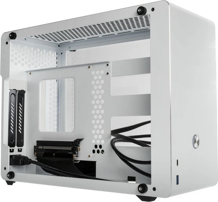 Raijintek Ophion Evo, weiß, Glasfenster, Mini-ITX
