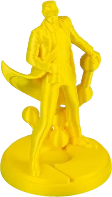 Polymaker PolyLite Silk PLA, gelb, Spule, 1.75mm, 1.00kg
