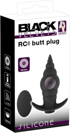 You2Toys Black Velvets RC Butt Plug