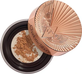 Charlotte Tilbury Airbrush Flawless Blur Loose Powder translucent tan deep, 15g