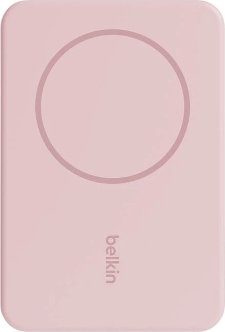 Belkin BoostCharge Magnetic Wireless Power Bank 5K + Stand rosa