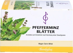 Bombastus Pfefferminzblätter Tee Beutel, 20 Stück