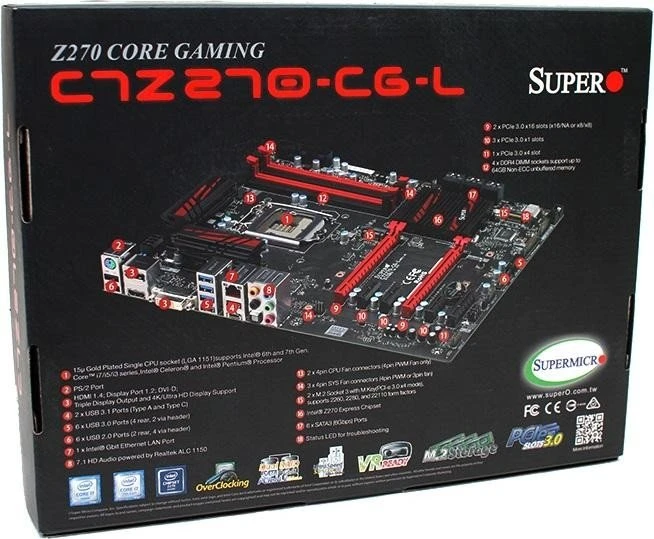 Supermicro Supero C7Z270-CG-L (Intel 1151)