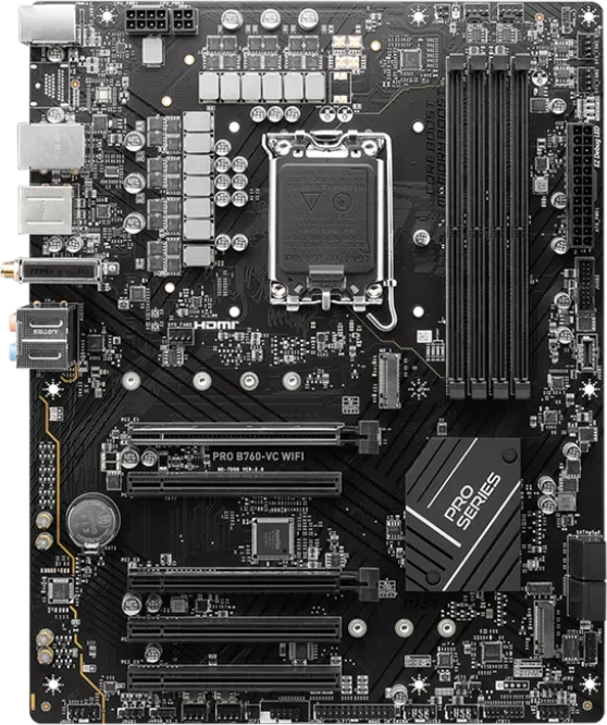 MSI PRO B760-VC WIFI (Intel 1700)