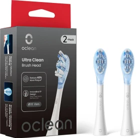 Oclean Ultra Clean Ersatzbürste weiß, 2 Stück
