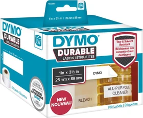 Dymo Hochleistungsetiketten LabelWriter, 89x28mm, weiß, 1er-Pack (700 Etiketten)