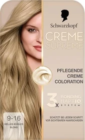 Schwarzkopf Creme Supreme Haarfarbe 9-16 cool ash very light blond, 60ml