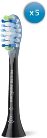 Philips HX9045/88 Sonicare C3 Premium Plaque Defence Ersatzbürste schwarz, 5 Stück