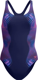 Speedo Medalist mit Print Badeanzug violet/navy (Damen)
