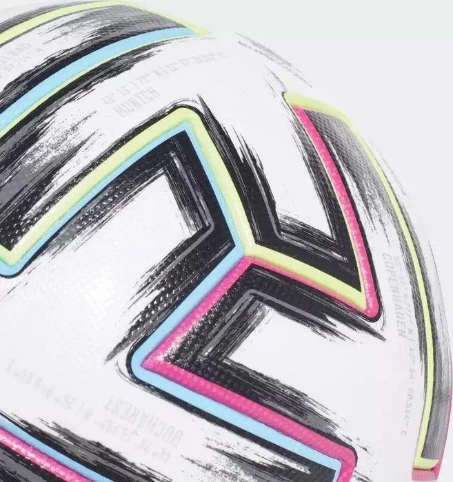 adidas Uniforia Pro Fußball white/black/signal green/bright cyan