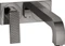 Hansgrohe Axor Citterio 2-Loch Waschbeckenarmatur mit Hebelgriffen Platte und Rautenschliff 220mm polished black chrome Vorschaubild