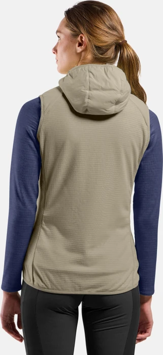 Odlo Ascent Wool Insulated Hybrid Weste agate gray (Damen)