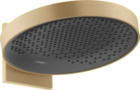 Hansgrohe Rainfinity 360 1jet Kopfbrause mit Brausearm brushed bronze