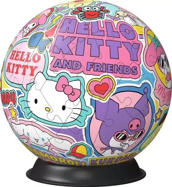 Ravensburger Puzzle 3D Puzzle-Ball Hello Kitty and Friends
