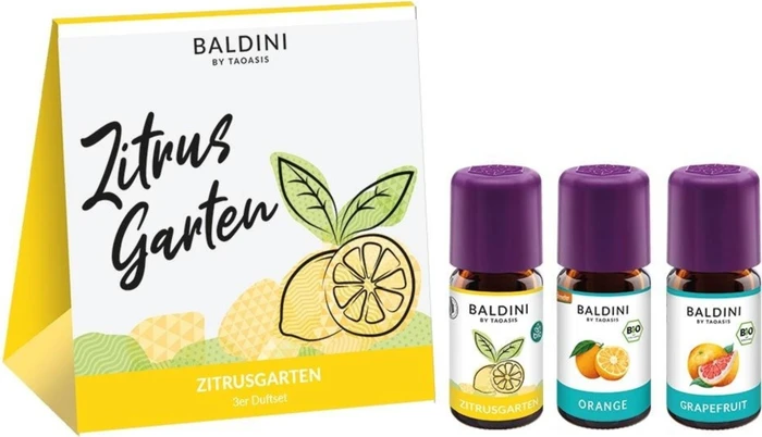 Taoasis Baldini Zitrusgarten 3x Öl 5ml Duftset