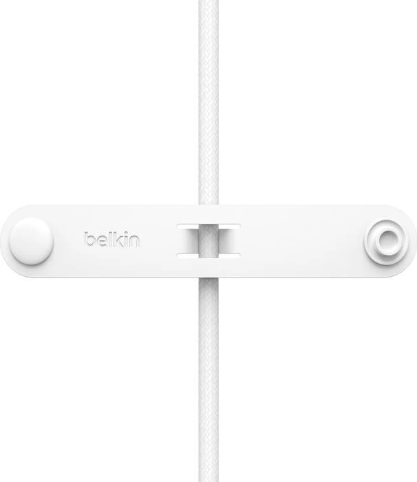 Belkin BoostCharge Pro 2-in-1-Kabel mit USB-C-Stecker und Lightning Connector weiß