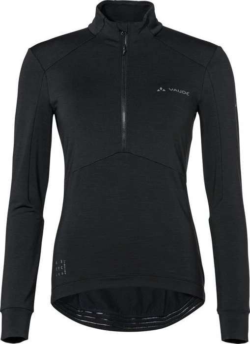 Vaude Kuro HZ Trikot langarm schwarz (Damen)