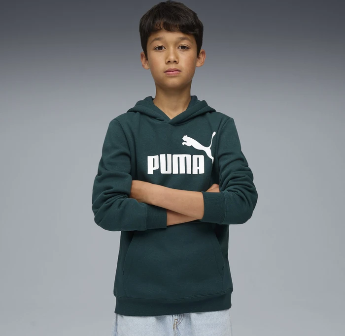 Puma ESS No. 1 Logo Fleece Hoodie green terrain (Junior)