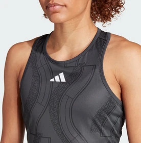 adidas Club Tennis Graphic Funktionsshirt ärmellos carbon/black (Damen)